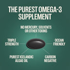 Premium USA imported bioavailable polar lipid algae oil softgels.