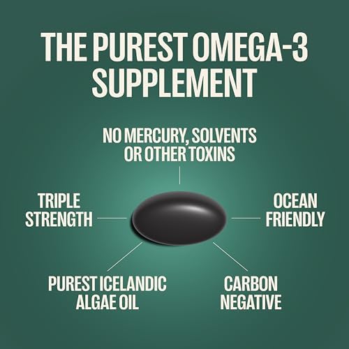Premium USA imported bioavailable polar lipid algae oil softgels.