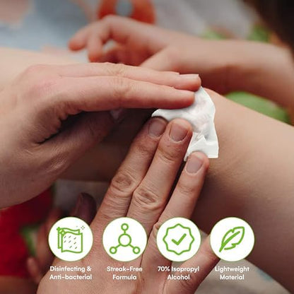 Bulk pack of antiseptic prep pads for home and clinical use