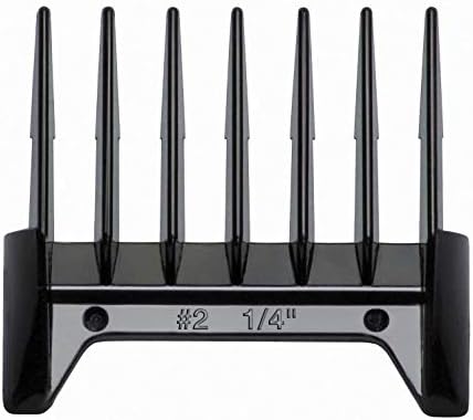 Oster Professional guide combs arranged by size