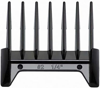 Oster Professional guide combs arranged by size
