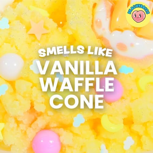 Peachybbies Sleepy Corgi Cloud Slime reusable storage jar open