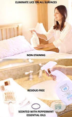 Plant based enzyme lice spray for killing super lice and nits on carpets