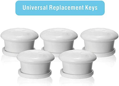 Ailuoqi child safety product kit including keys and pinch guards