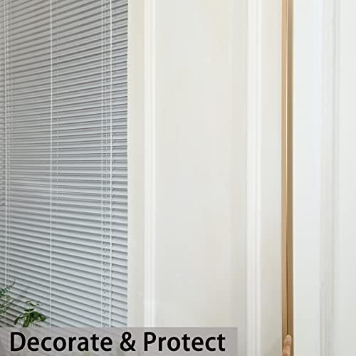 Three pieces of Trimold aluminum wall guards for home decoration