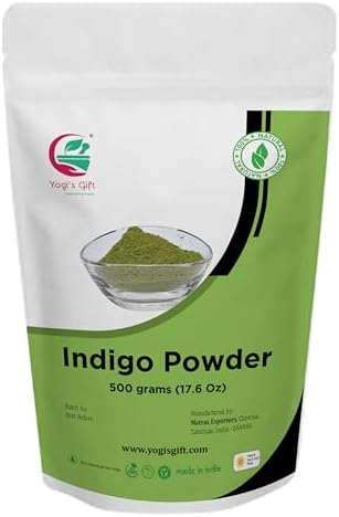Pure Indigofera Tinctoria plant based black henna powder for dark hair shades