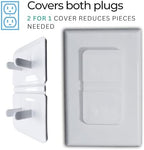 Ten pack of Infant Tree electrical outlet protectors for toddlers