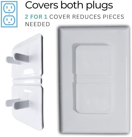 Ten pack of Infant Tree electrical outlet protectors for toddlers