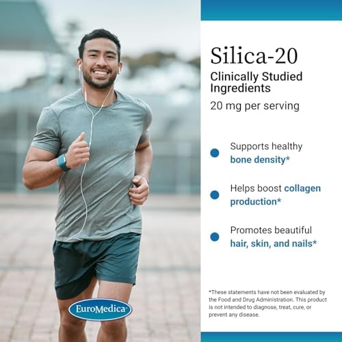 EuroMedica Silica 20 tablets 60 count packaging
