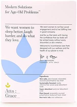 Ultra thin plant based panty liners for sensitive skin and bladder leaks.