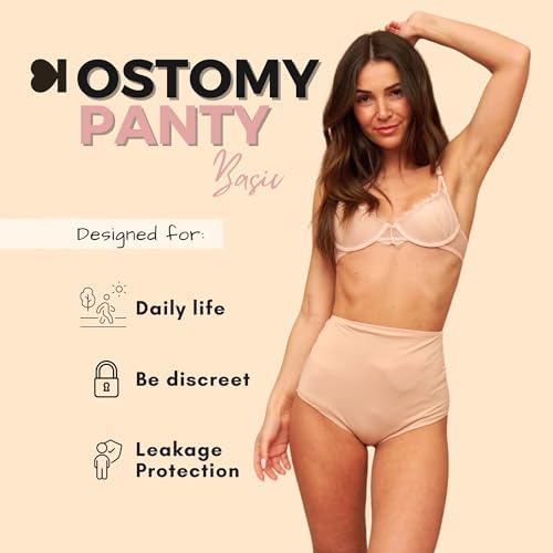SIIL colostomy bag cover underwear showing internal stoma pocket