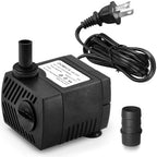 DOMICA 5W water pump showing flow control knob