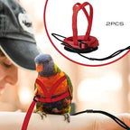 Anti bite bird vest harness featuring the lightweight protective metal chain