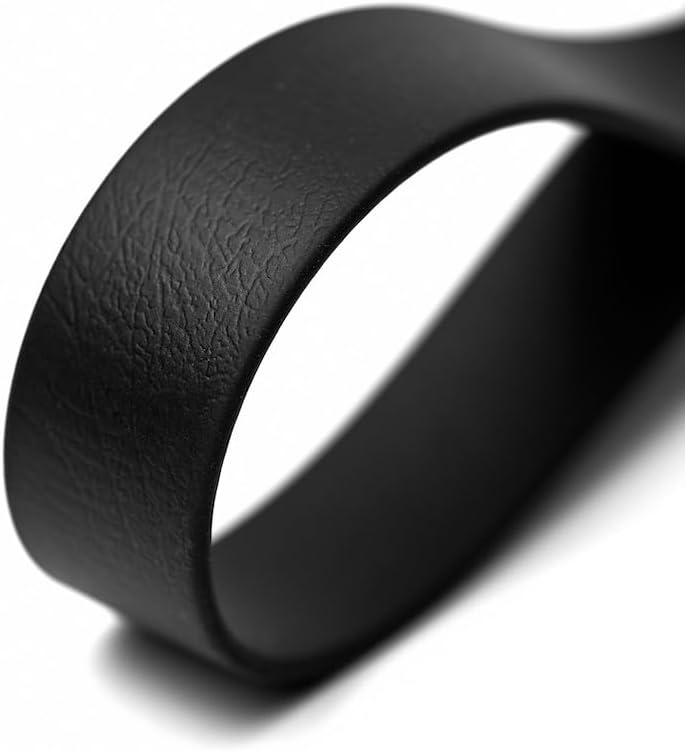 Matte leather embossed texture polyester core webbing material