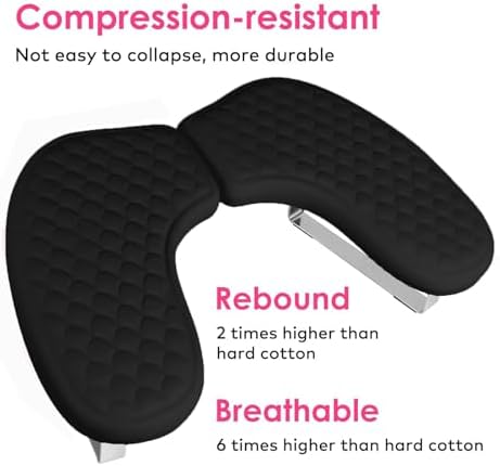 Portable Jazalz nail hand rest folded for storage
