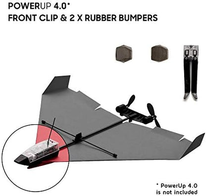 Top angle view of the authentic PowerUp toys spare parts packaging showing flight maintenance elements