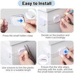 Child proofing strap locks for toilets and appliances