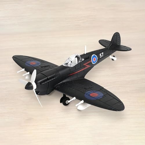 ATORSE matte black fighter aircraft model with RAF decals