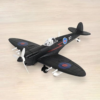 ATORSE matte black fighter aircraft model with RAF decals