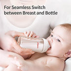 Pigeon medical grade BPA free replacement teats demonstrating flexible breast like texture