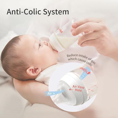 Side view of ultra soft flexible Pigeon silicone nipple for babies aged one month plus