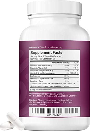 Nerve Renew Advanced Nerve Support 300mg R-ALA label close up