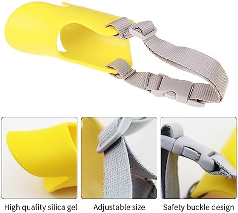 Adjustable neck strap detail for Xiaokeis pet mouth cover