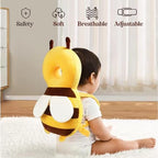 Adjustable straps and chest buckle detail of baby safety backpack