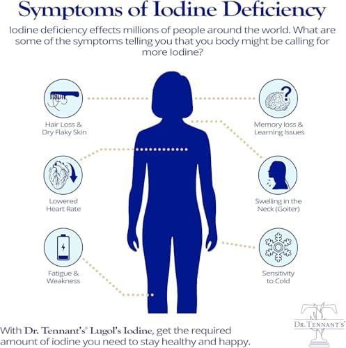 Bottle of Dr. Tennant's Iodine Supplement Plus showing 90 vegan capsules label