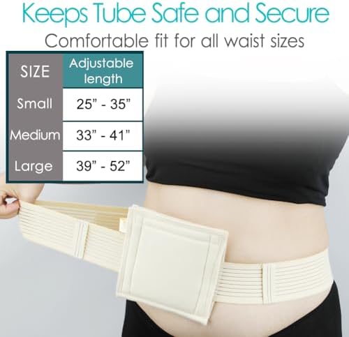 WoundWarrior adult abdominal binder laid flat demonstrating the high-elasticity material and adjustable closure.