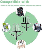 5 Point Harness Seat Belt Safety Strap Belt,High Chair Strap,Baby Safe Harness for Stroller Pushchair Pram Buggy Safe Protection,Safety Harness Strap Belt,Shoulder Strap Belts for Pram - Image 7