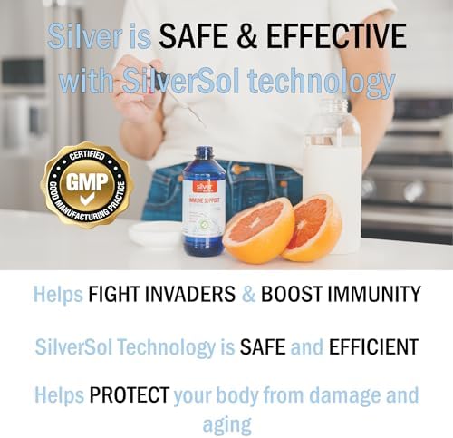 Silver Biotics four fluid ounce dietary supplement bottle with dropper cap