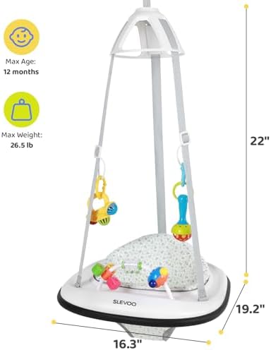 Slevoo baby doorway jumper packaging and accessories