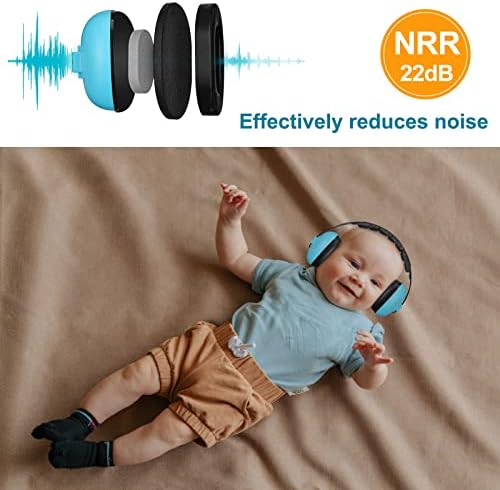 ProCase baby hearing protection earmuffs side angle