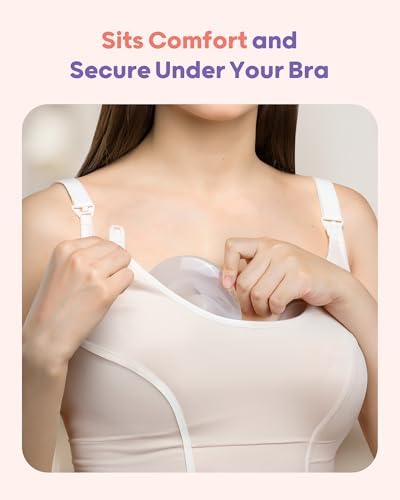 Nuliie food grade silicone breast shell pouring collected milk into a bottle