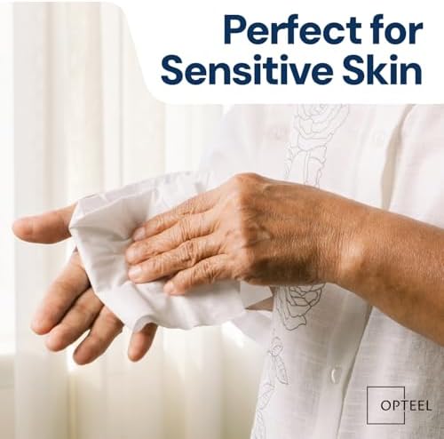 OPTEEL unscented adult wipes seal closure feature for moisture retention