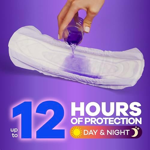 Always Discreet bladder leak protection pads showing RapidDry feature icons
