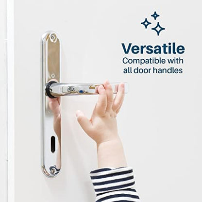 Inaya Child Proof Door Lever Lock, Baby Proofing Door Handle Lock, Minimalist Design, 3M Adhesive & No DrillingNeed, Child Safety Door Handle Locks (2 Pack) - Image 5