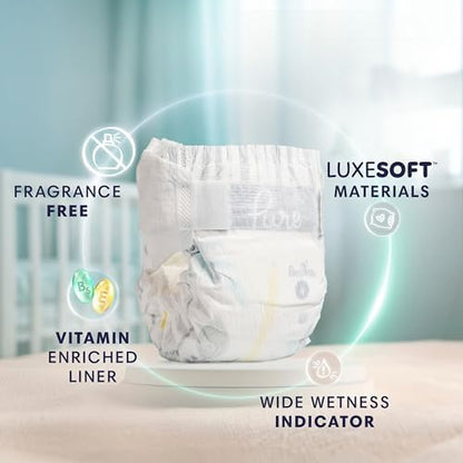 Close-up view of the ultra soft plant-based inner liner enriched with shea butter for sensitive skin care.