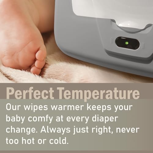 Open view of Gogo Pure baby wipe dispenser case showing capacity