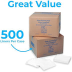 Commercial restroom baby changing station accessory case of 500 liners