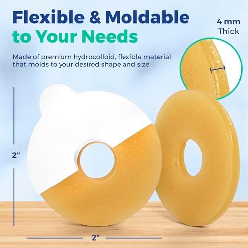 Individually wrapped medical grade barrier rings in hard plastic packaging