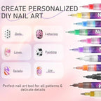DIY manicure nail art pens for detailed painting