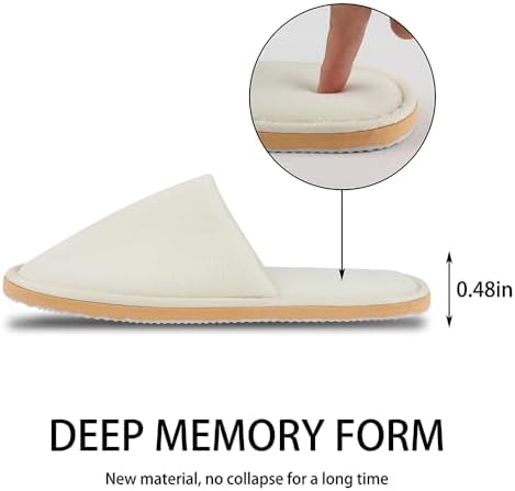 BoxSkivra reusable house slippers in dustproof packaging