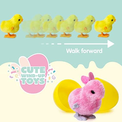 Soft texture detail of the premium white and pink plush toy chickens with mechanical side dials