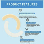 Waterproof elastic ostomy flange extenders skin adhesive application view