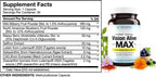 Holistic Health Labs Vision Alive Max dietary supplement ingredient label