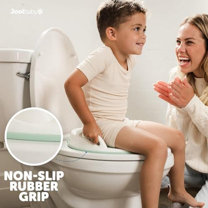 Kids toilet training seat adapter with raised splash guard protection