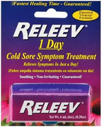 RELEEV patented Viracea formula cold sore treatment liquid set of three bottles