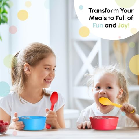 BPA free children cutlery set in variety of colors